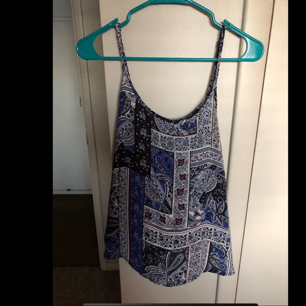 Blue tank top